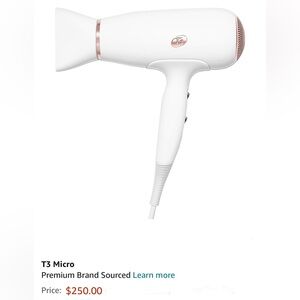 Refurbished + Preloved. . .  T3 Featherweight 2 Hair Dryer  |  White